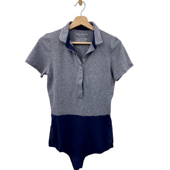 Outdoor Voices navy blue Players Polo Bodysuit - Picture 4 of 4